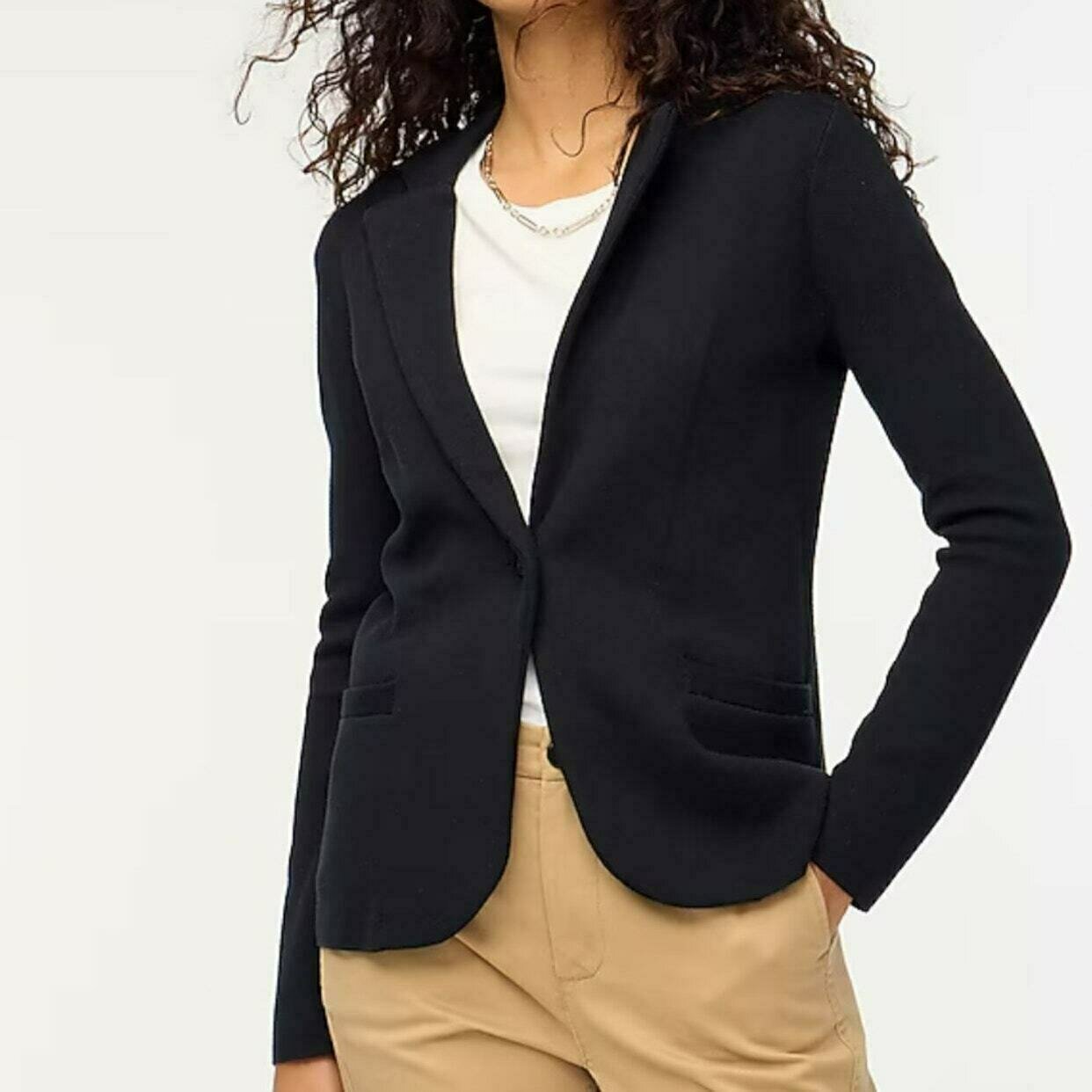 J crew mercantile sweater blazer best sale